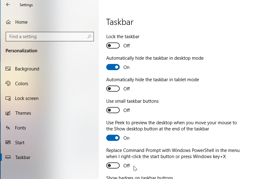 Turned-off Command Prompt replacement